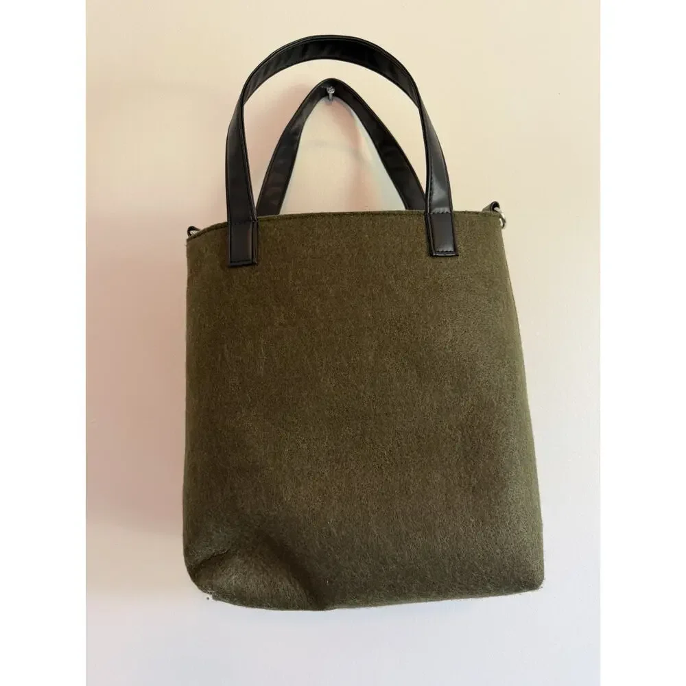 DoTERRA Green Felted Tote Bag - No Long Handle Women’s Work Purse Tote